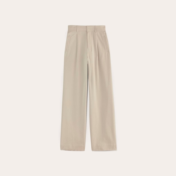 Everlane The Way High Wide Leg Drape Pleats Pants Size 4S - Picture 11 of 11